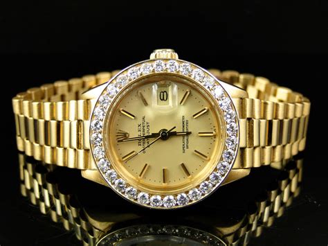 pre owned diamond rolex watches